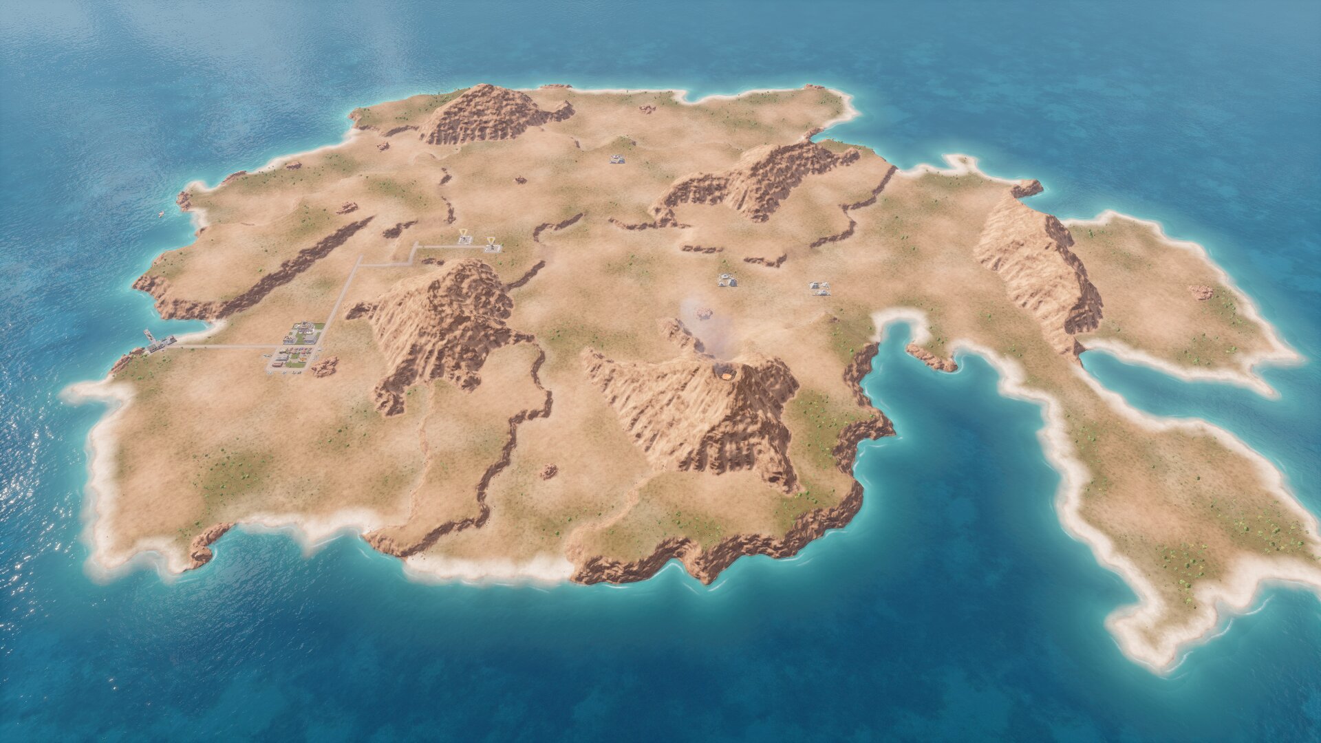 Huge Desert Map with Lots of Gold