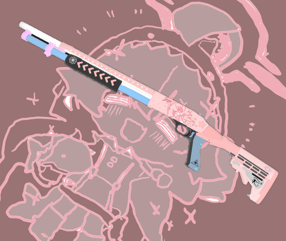 星野-枪皮 雷明顿870丨Hoshino-skin Remington 870 Shotguns丨碧蓝档案
