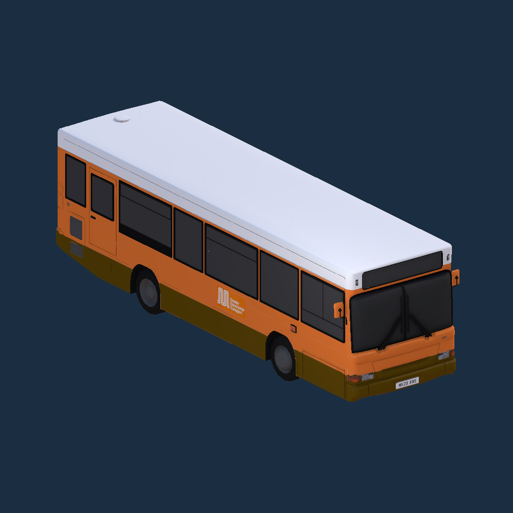 Dennis Dart MPD 8.8m - GMPTE 1980