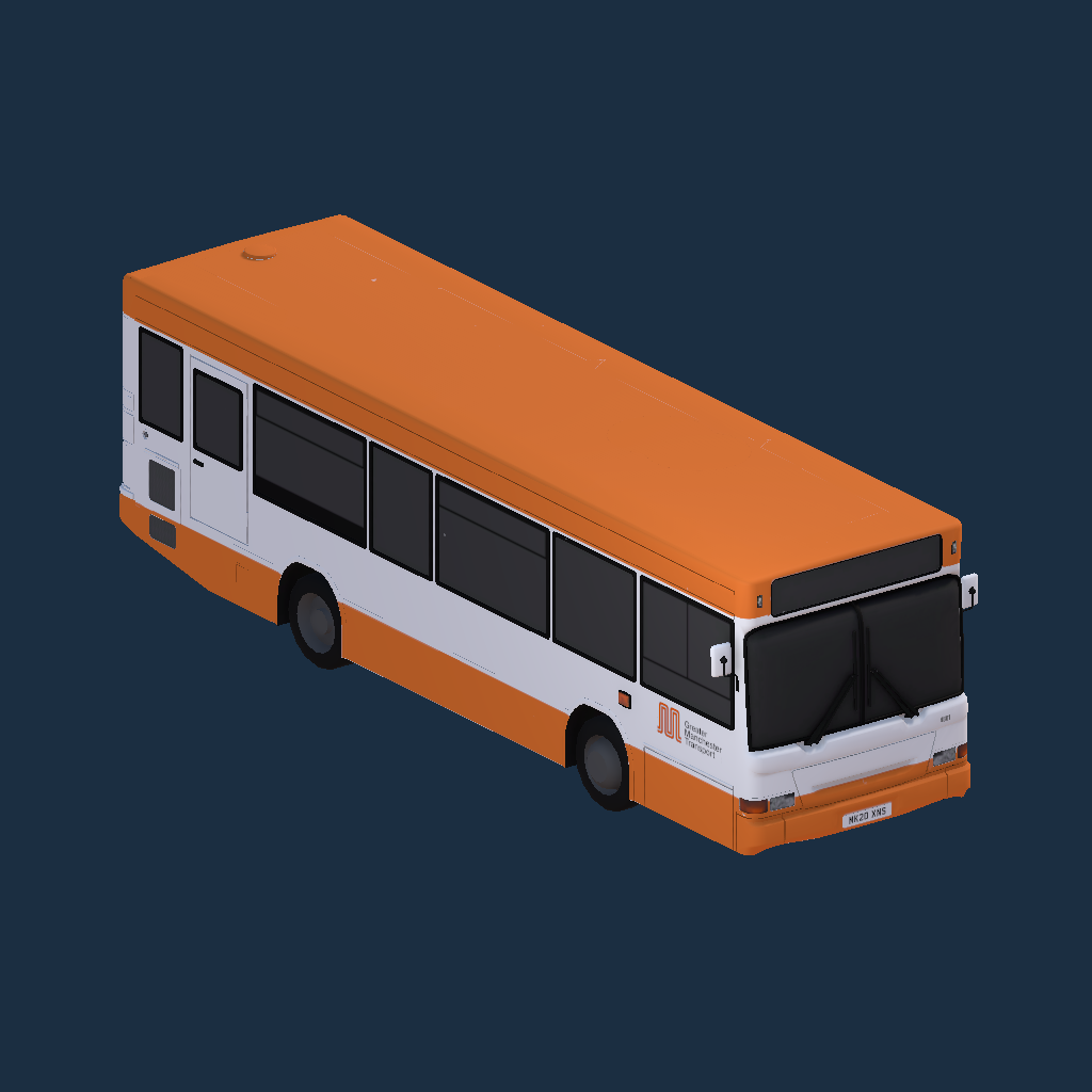 Dennis Dart MPD 8.8m - GMPTE 1974