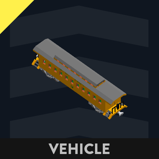 Central Pacific Railroad Passenger Car No. 12