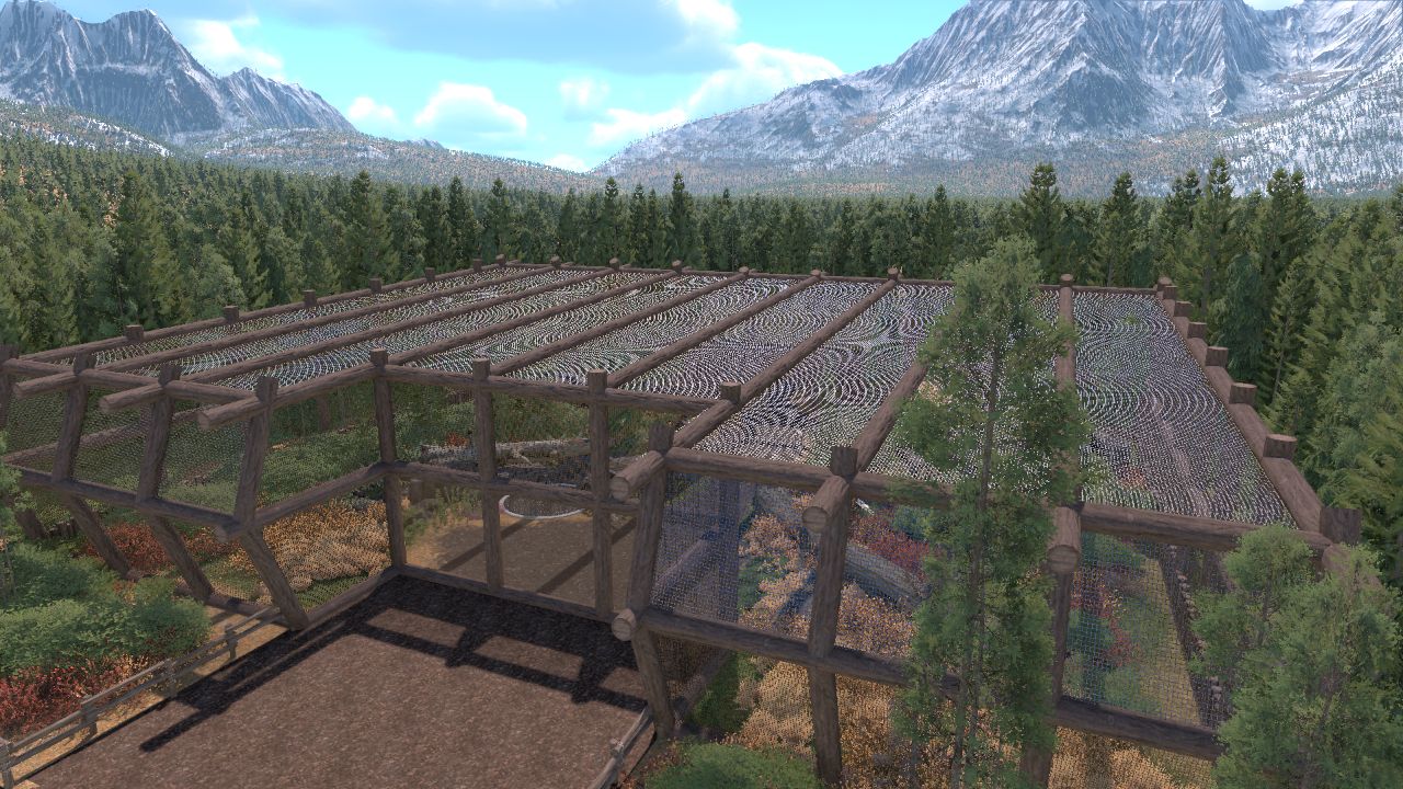 Tundra style Aviary