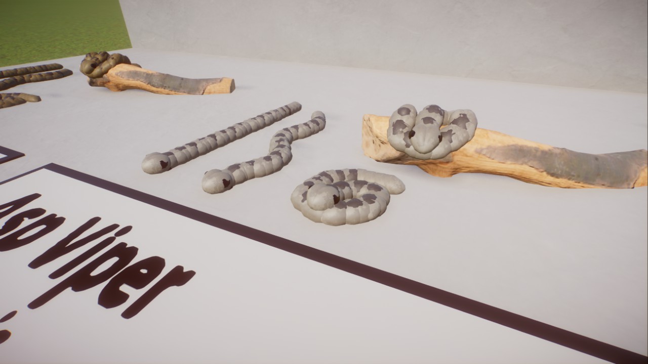 European Snakes Pack - Static Reptiles