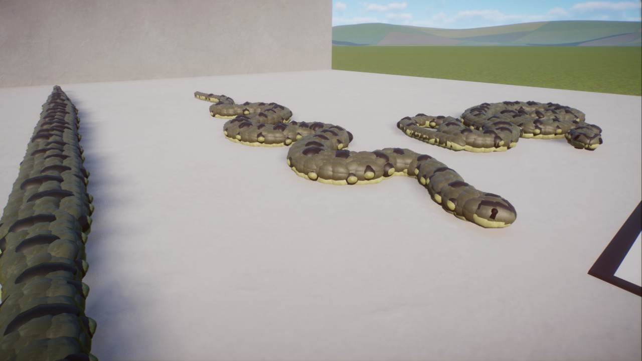 Green Anaconda - Static Reptiles