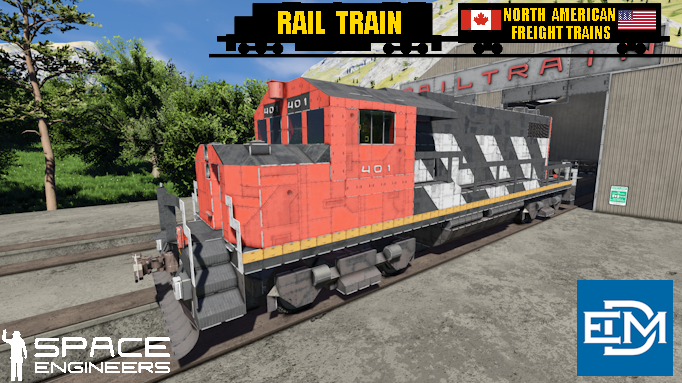 Rail Train CN EMD GP38-2W