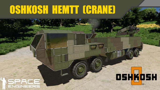 Oshkosh HEMTT 8x8 Crane