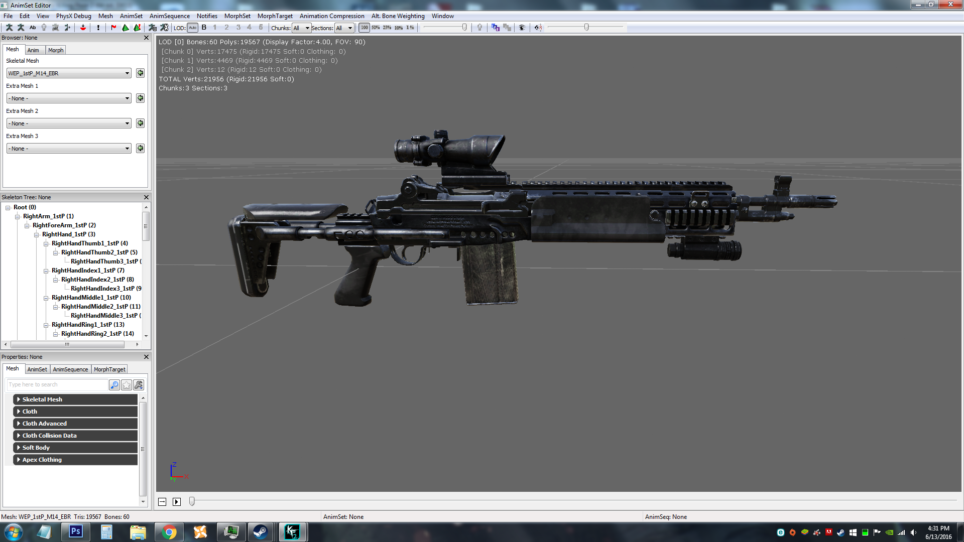 M14EBR Black Cat