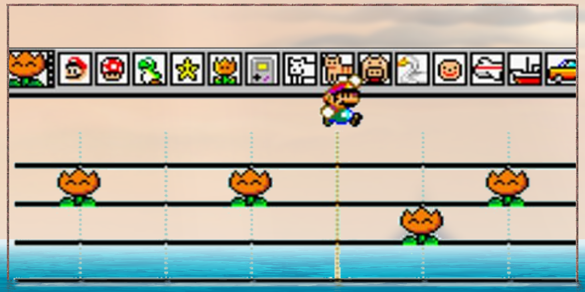 Mario Paint Stage