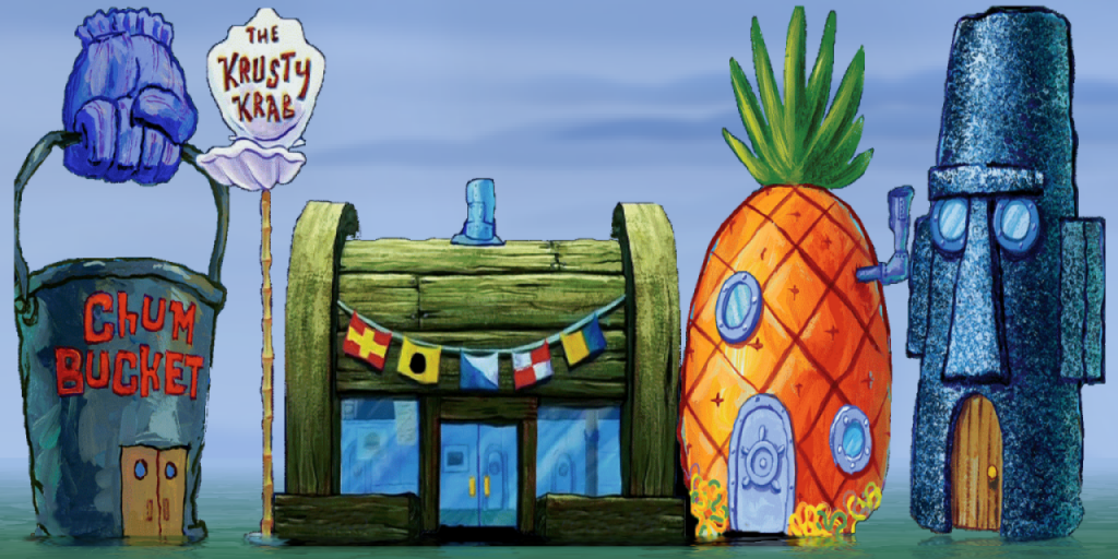 Map Bikini Bottom