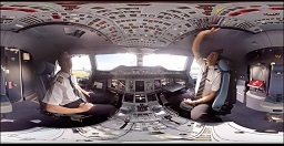 Plane cockpit