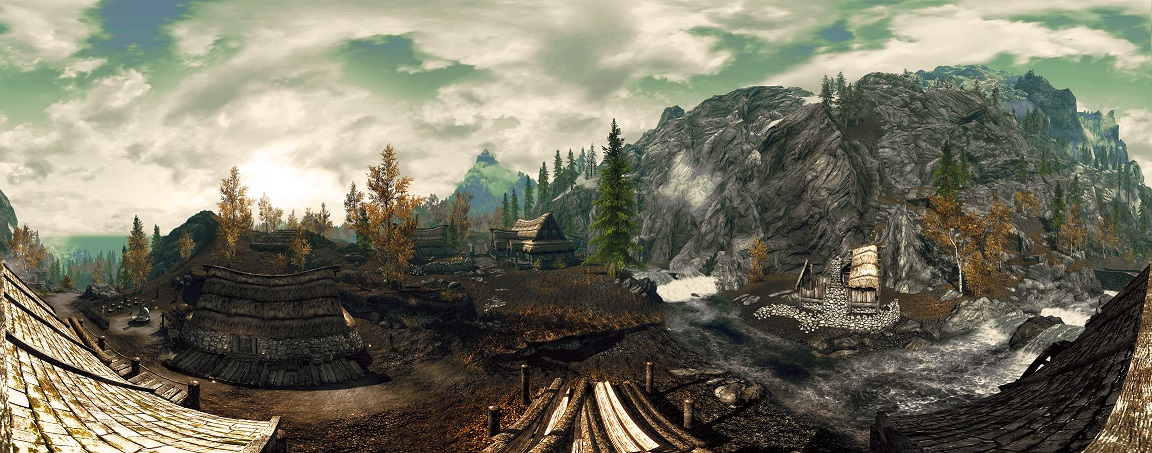 Skyrim village