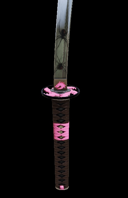Dragonfly's Pink Katana - Special Hallowe'en Edition