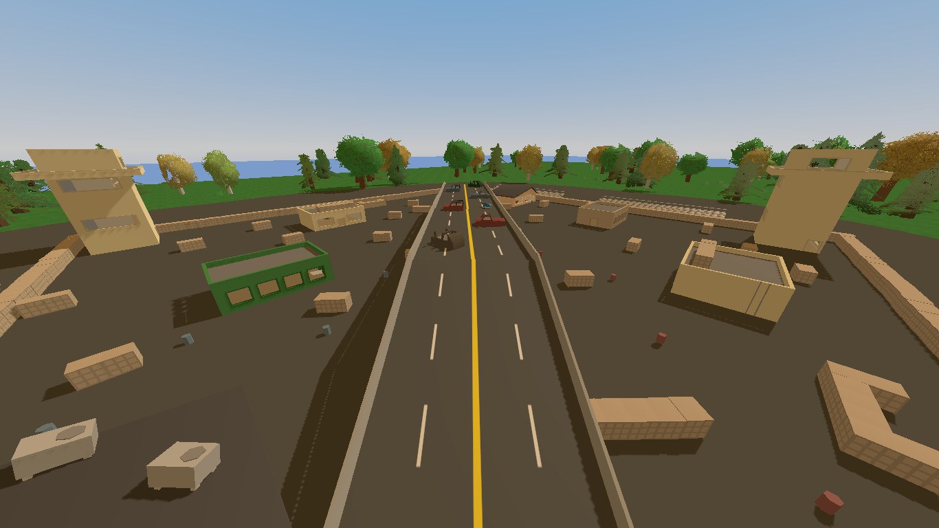 Red VS Blue Paintball Map (Small, Large and Nature Arenas) – Unturned Mod