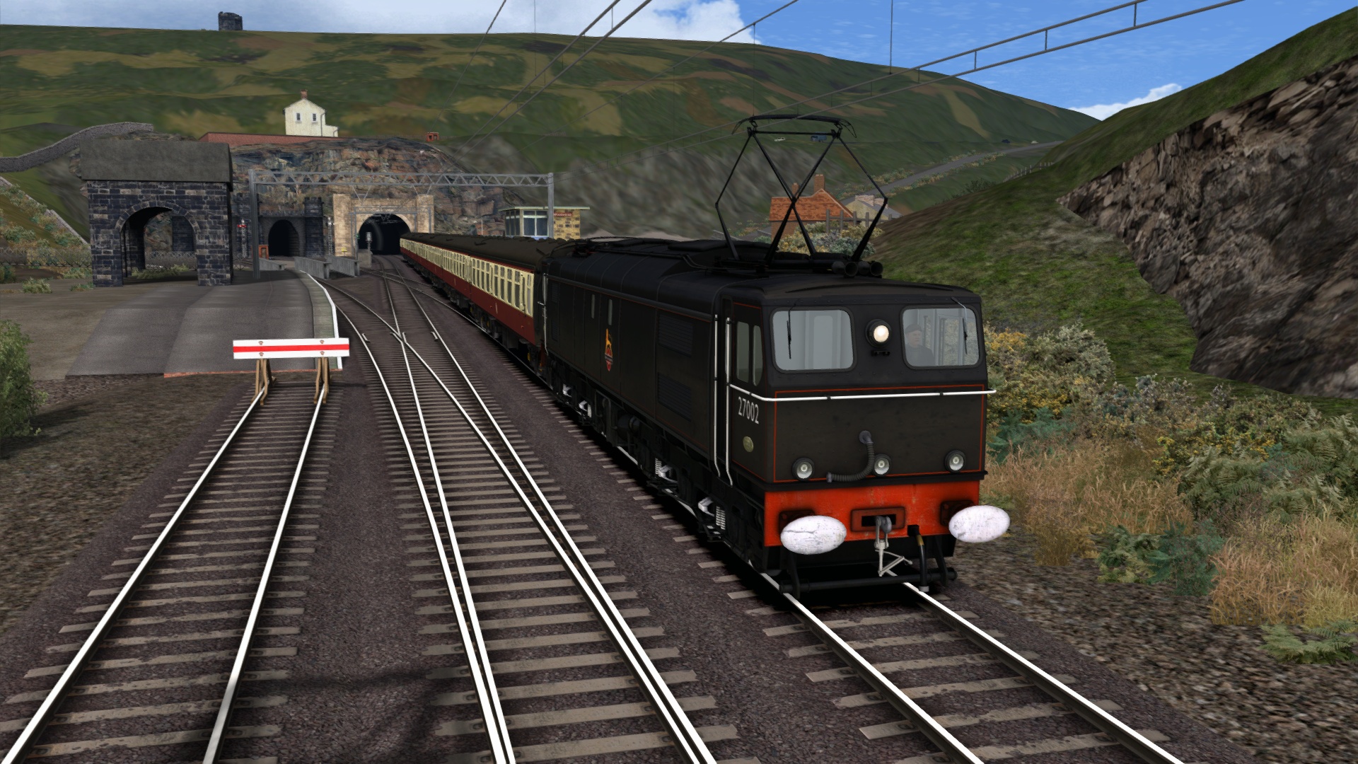 TB-Passenger Express to Manchester (Class 77)