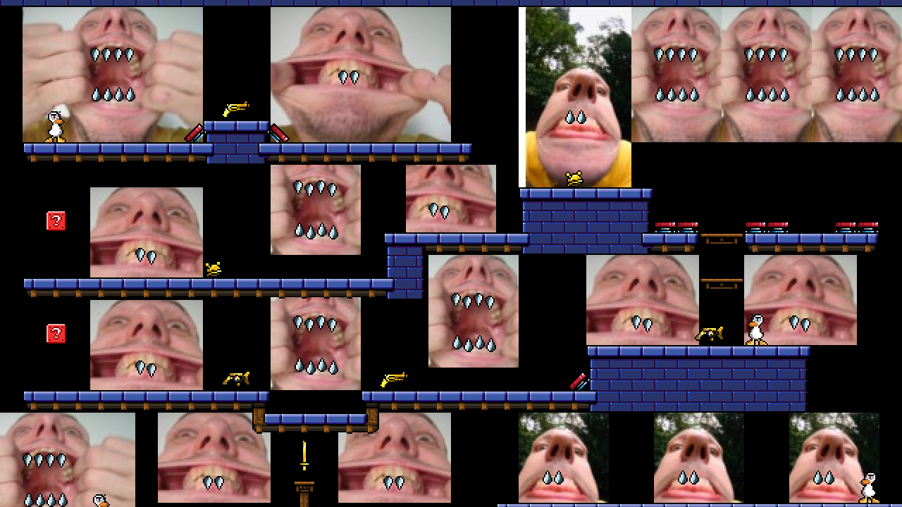 Jeffrey's teeth!