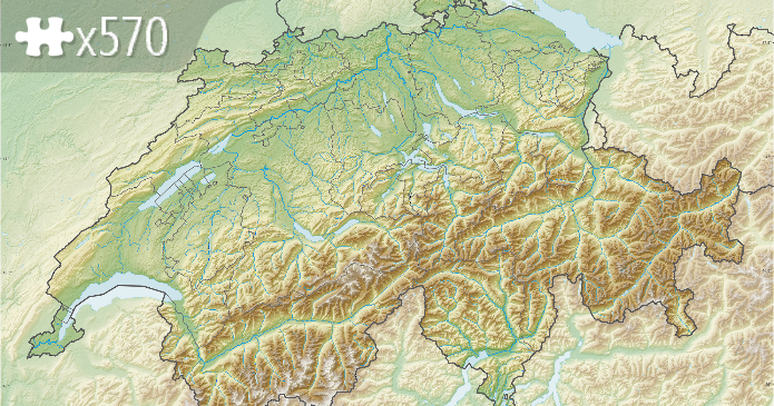 Relief of Switzerland