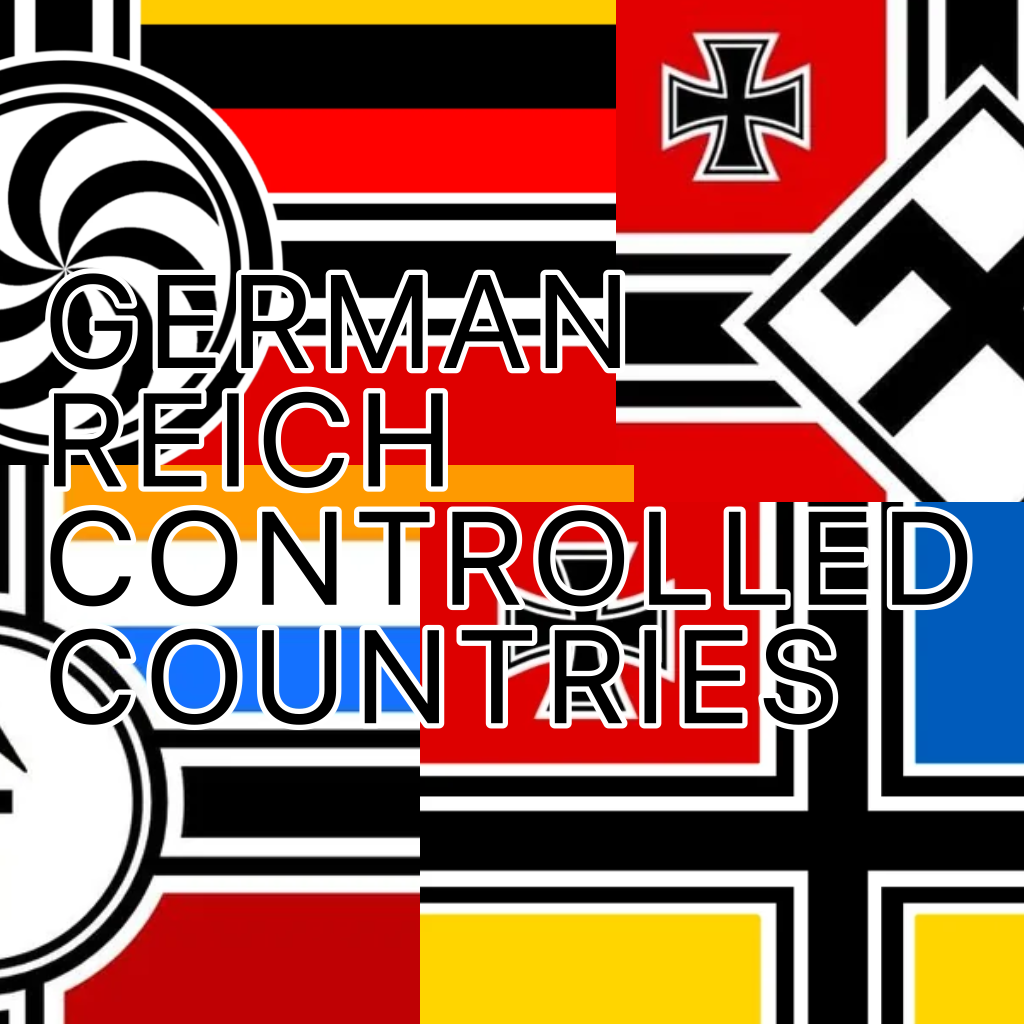 Flags For German Reich Controlled Countries