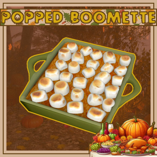 Thanksgiving - Sweet Potato Casserole Popped Boomette
