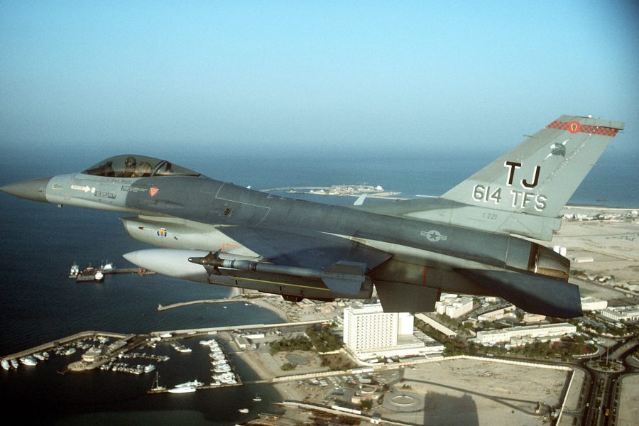 F16's over baghdad