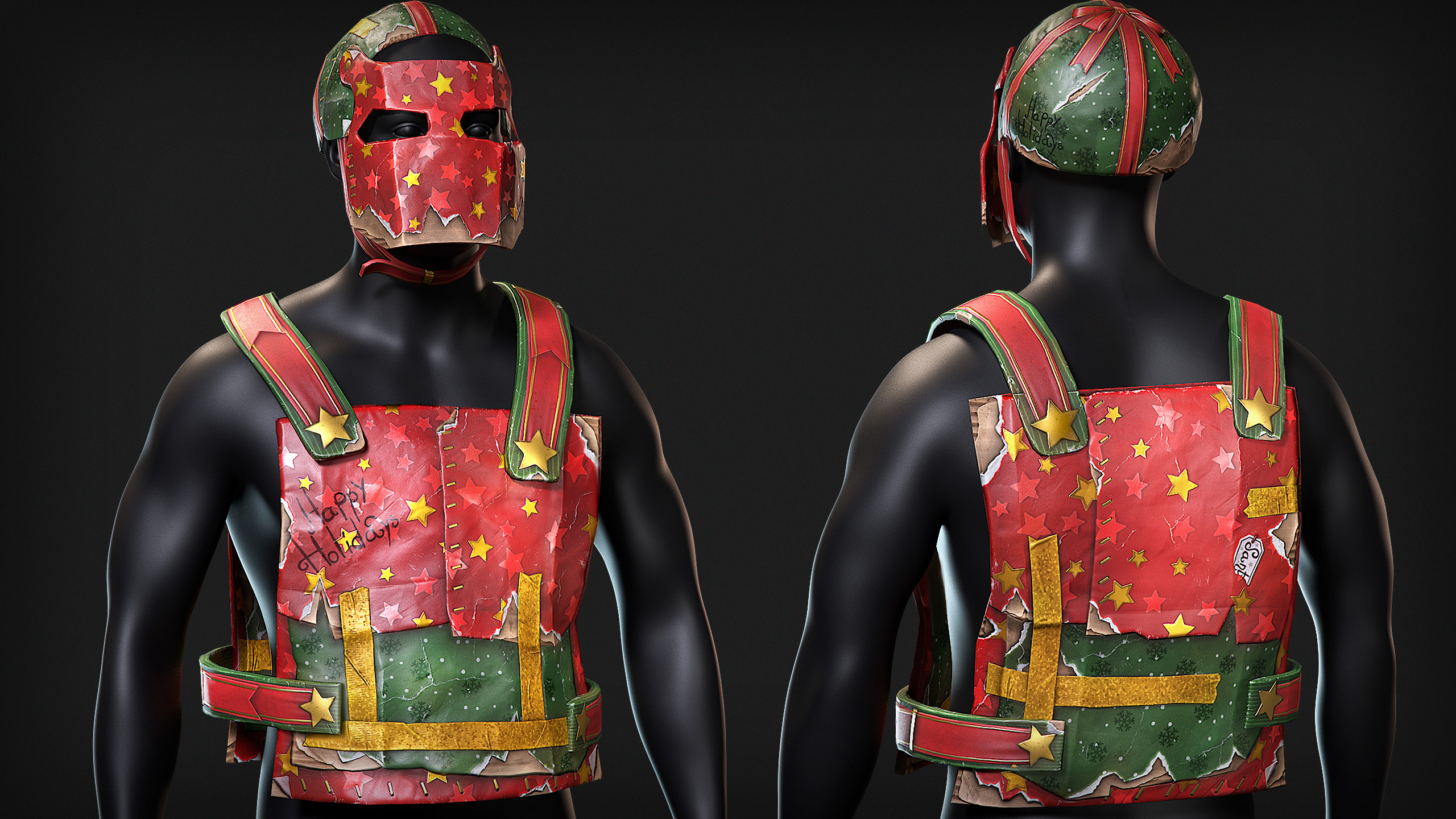 Wrapped Facemask
