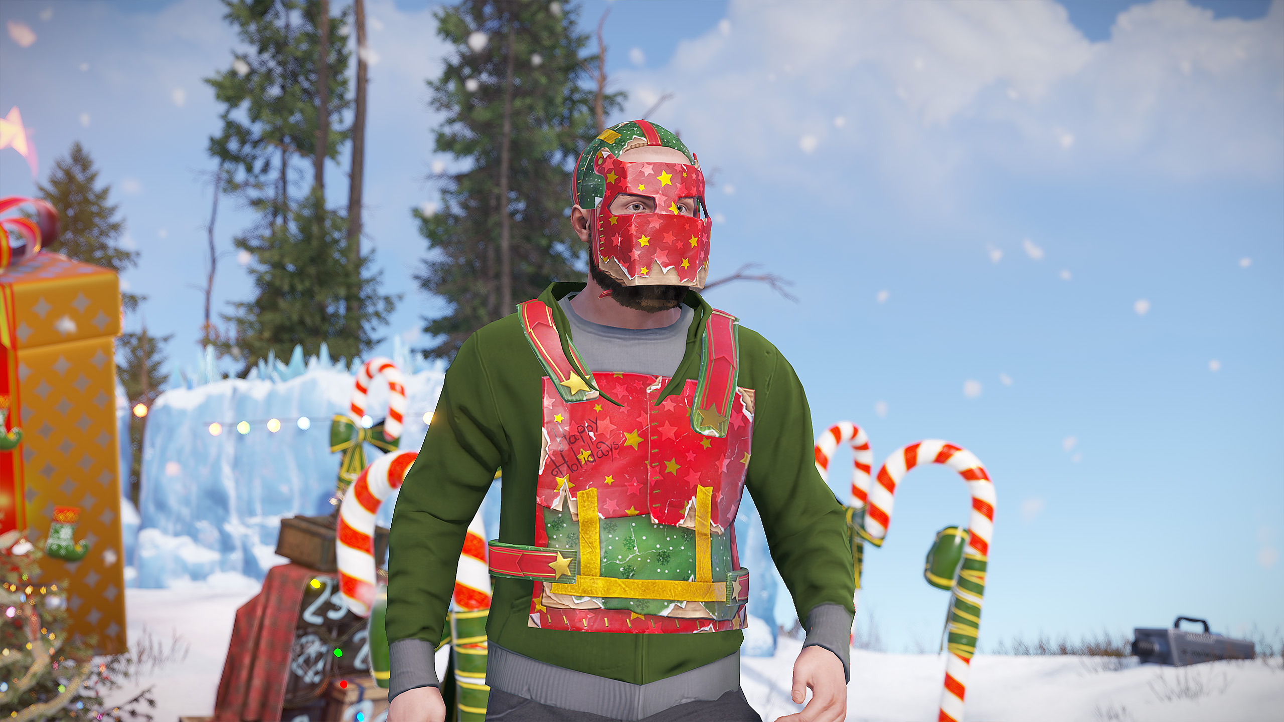 Wrapped Facemask