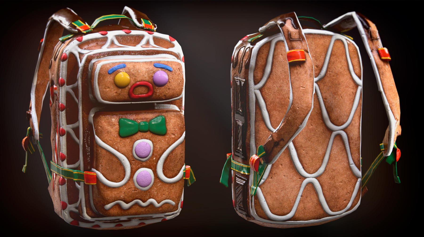 Gingerbread Backpack