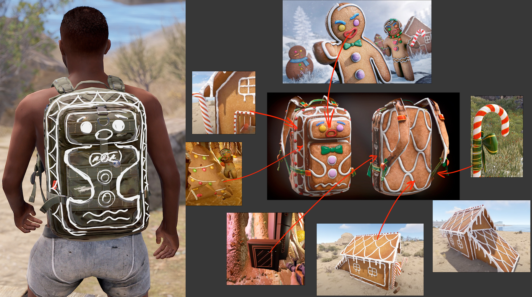 Gingerbread Backpack