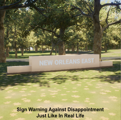 New Orleans East Sign