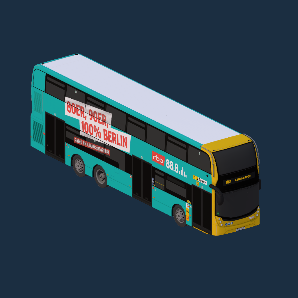 ADL Enviro 500 - BVG - Radio Berlin 88.8 (3589)