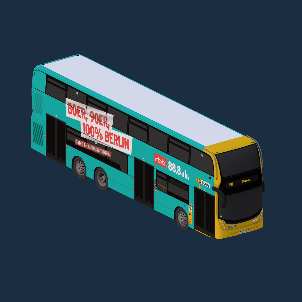 ADl Enviro 500 - BVG - Radio Berlin 88.8 (3580)
