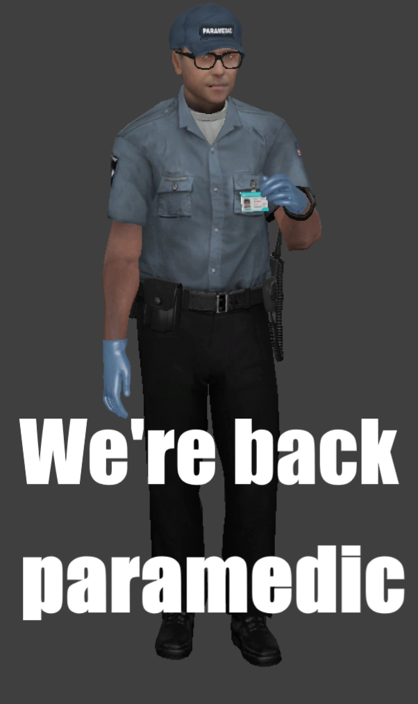 BMCE:R addon - Restore paramedic appearance