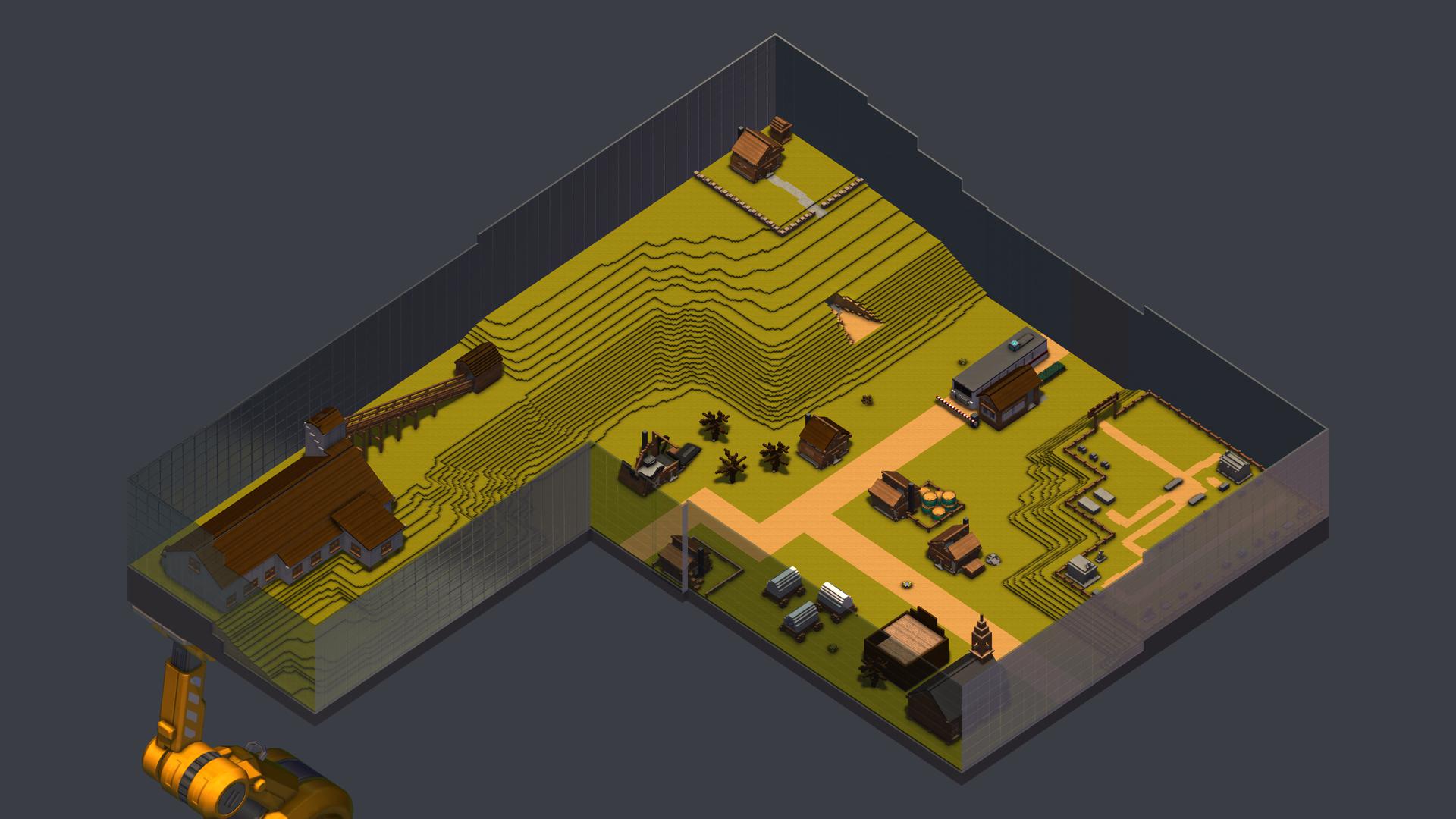 Mining Ghost Town Hide and Seek Map (4 Players)