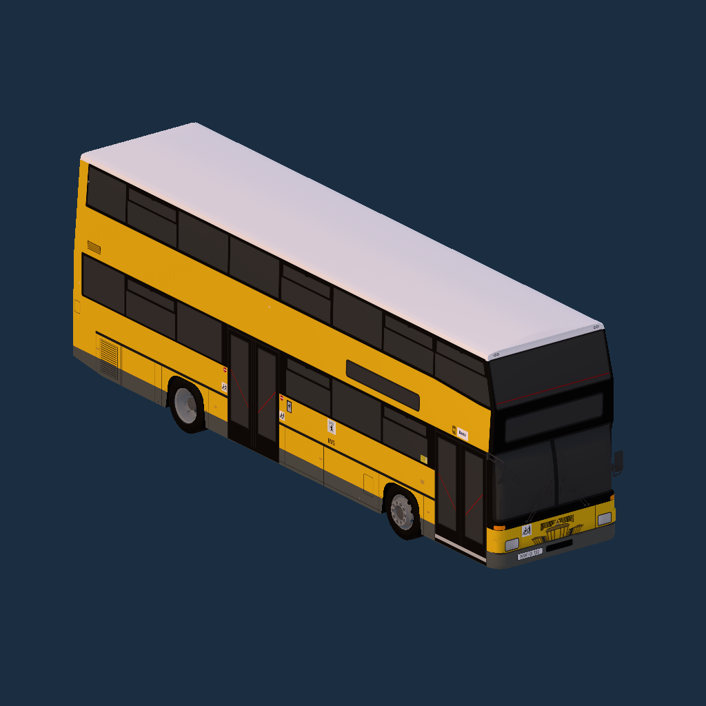 MAN SD202 - BVG - Grundlack Gelb