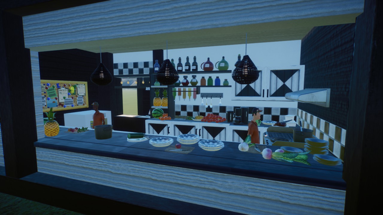 restaurant kitchen, Restaurantküche