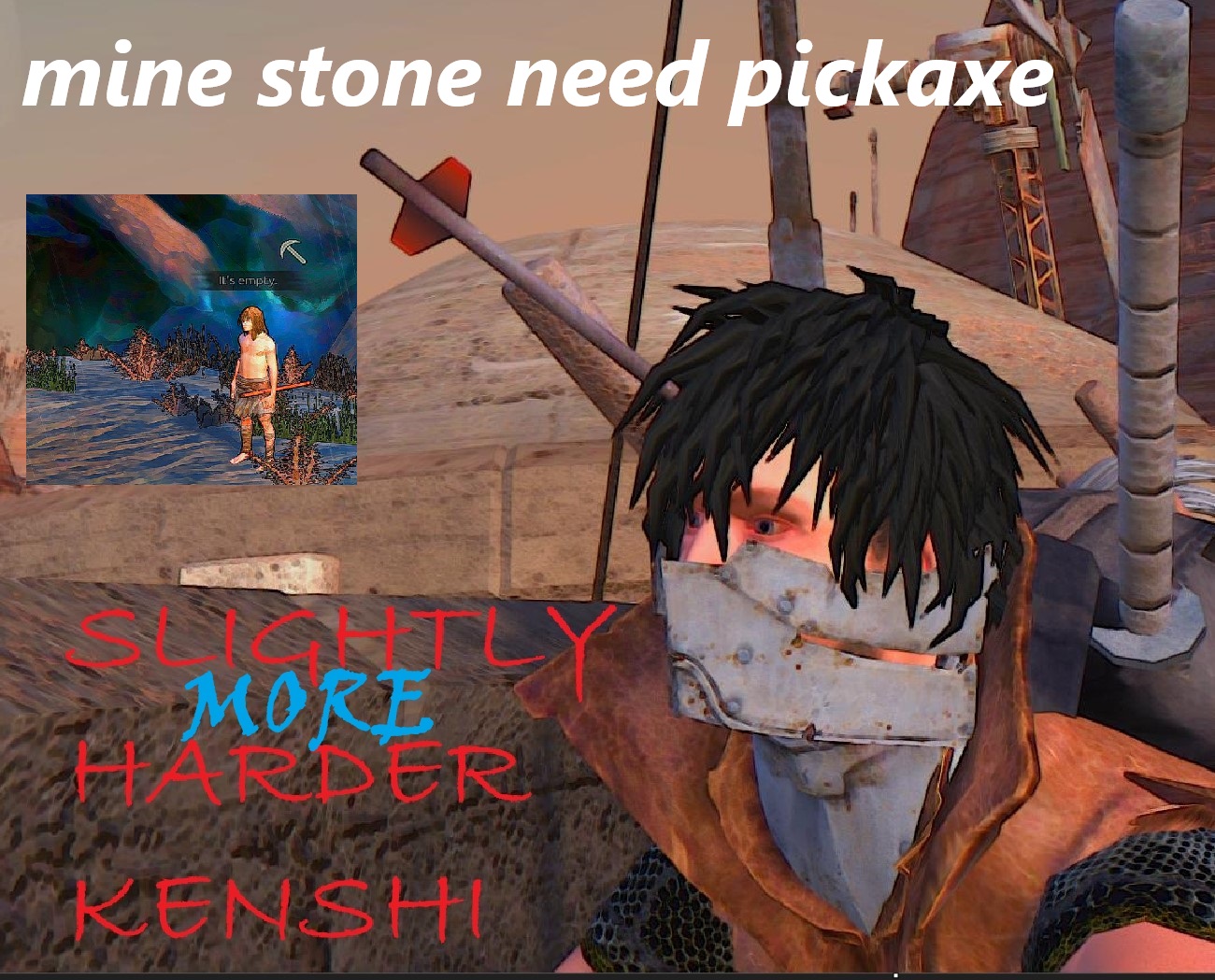 Mine Stone, Need Pickaxe