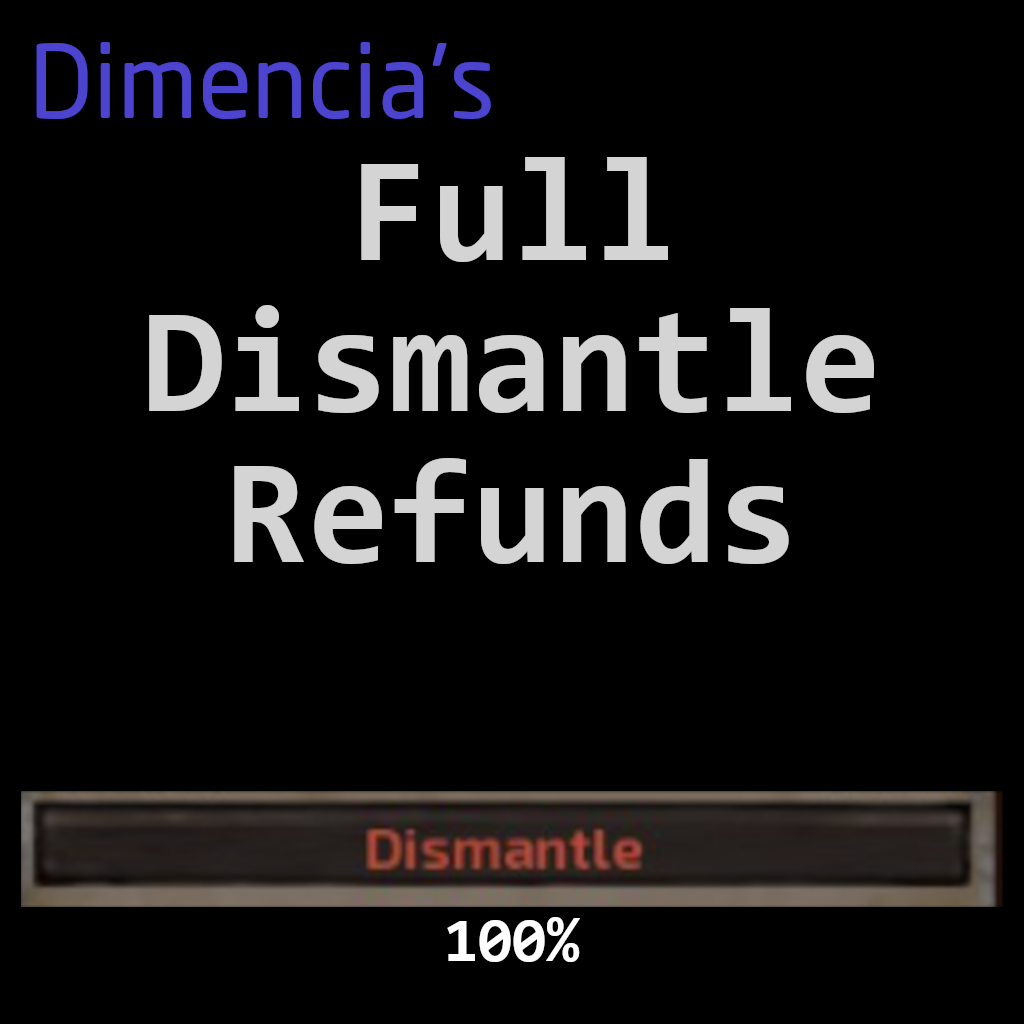 Full Dismantle Refunds
