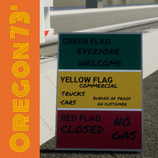 Gas Crisis Sign