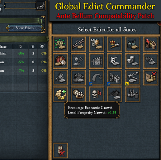 Global Edict Commander AB Compatability