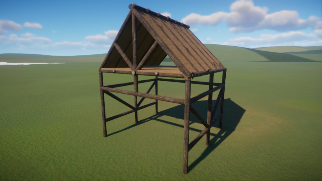 Log Shelter or Sunshade