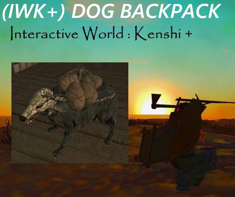 (IWK+) Dog Backpack