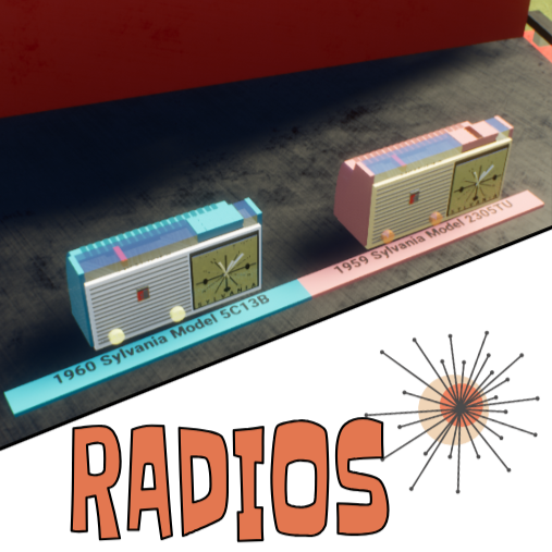 Sylvania radio alarm clocks