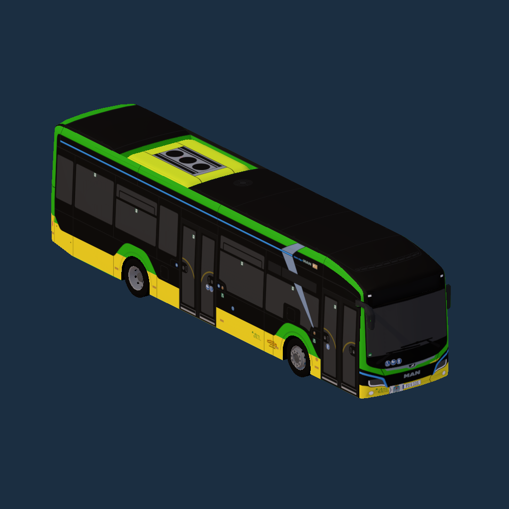 Man lions City electric 12E MPK Poznań 2025.