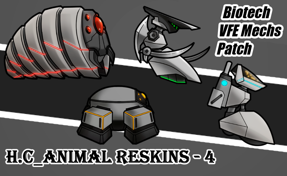 Biotech Mechanoids Patch for H.C AnimalReskins