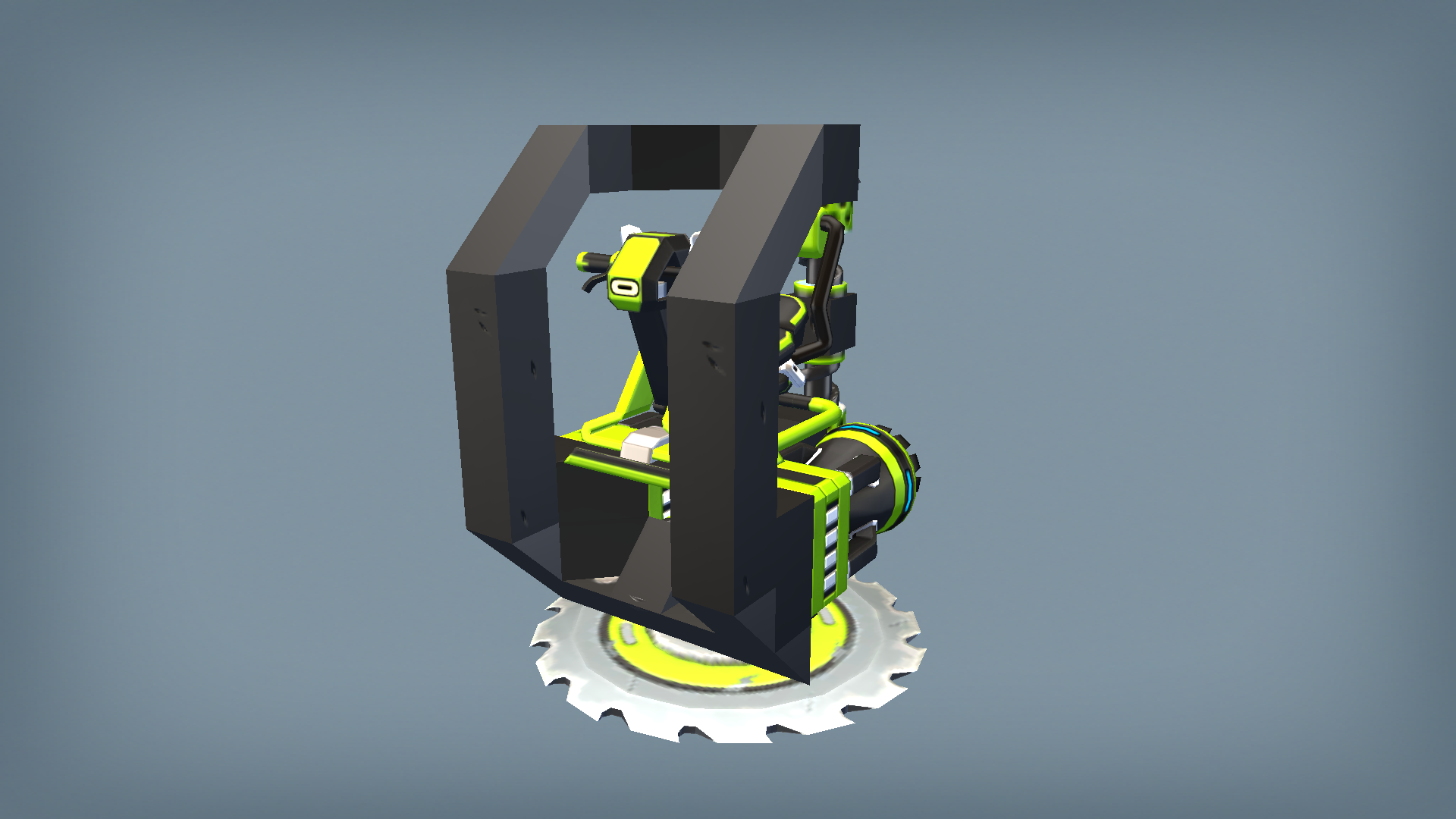 The Quark - sawblade vehicle