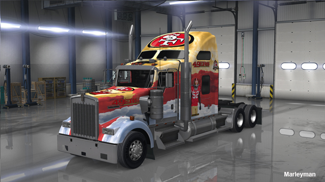 Kenworth W900 San Francisco 49ers