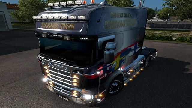 Skin Scandinavia. Scania RJL Longline