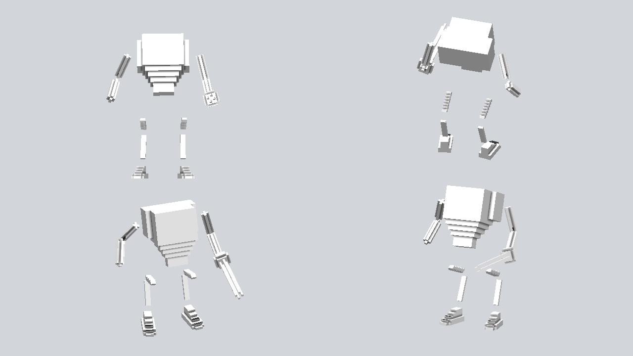 Mech Minimal White