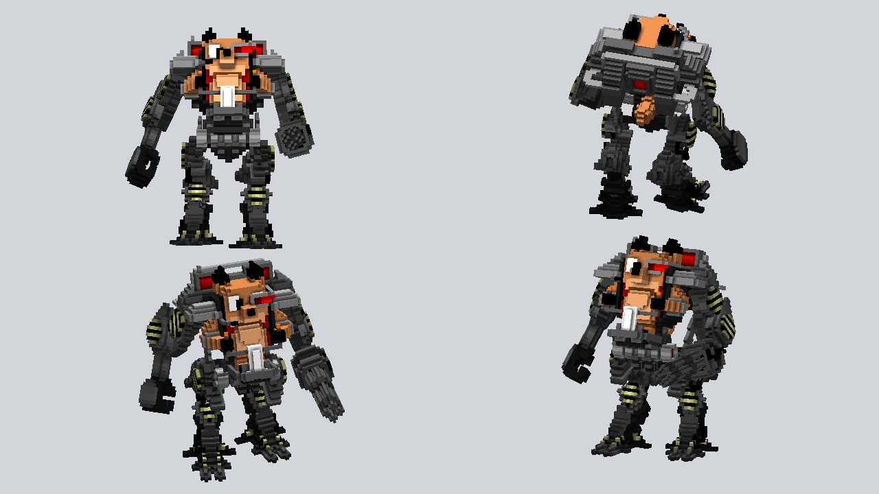 Commander Foxels Suit