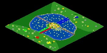WaterMapLarge 1v3 (GoldRush) (lake)