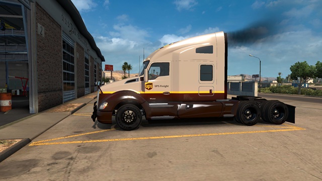 Kenworth T680 UPS Freight Skin (All Cabs)